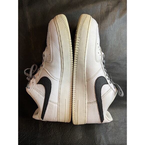 Nike Air Force 1 \'07 Premium Zip Swoosh - White Leather CW6558 100 Size 10 main image 12